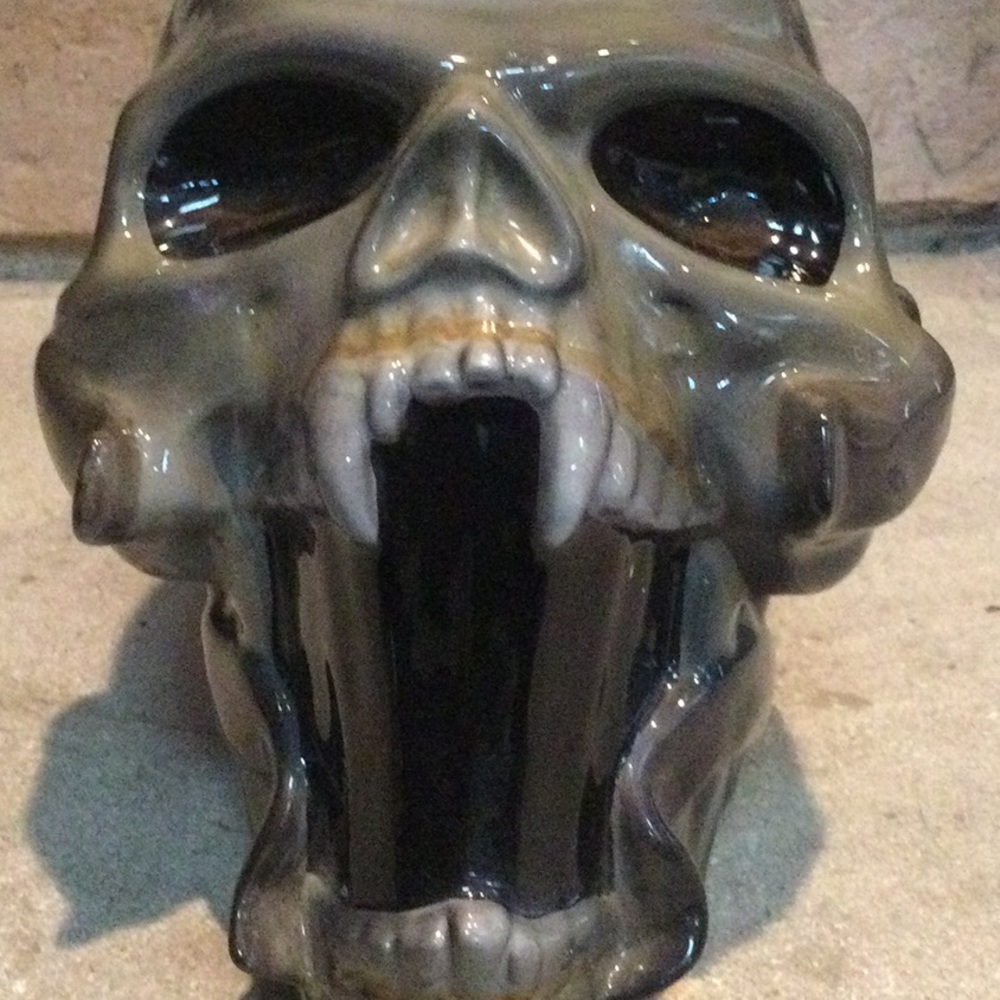 RARE Metallica PusHead Rebel ceramic skull mug - Picture 8 of 9